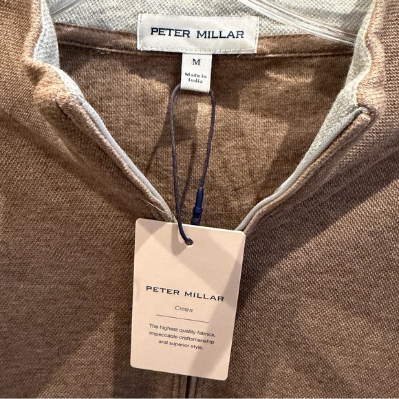 Peter Millar Crown Comfort Quarter-Zip Pullover NWT - Picture 4 of 5